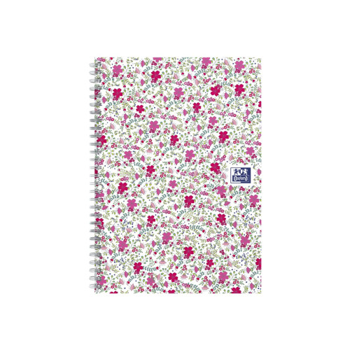 Oxford Oxford Floral B5 - anteckningsblock - 180 x 250 mm - 60 ark