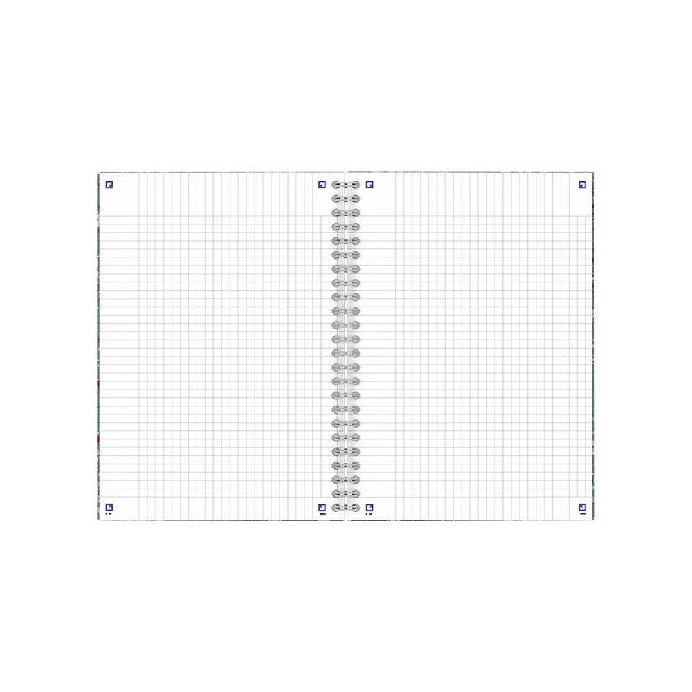 Produktbild för Oxford Floral B5 - anteckningsblock - 180 x 250 mm - 60 ark