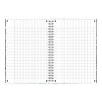 Produktbild för Oxford Floral B5 - anteckningsblock - 180 x 250 mm - 60 ark