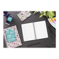 Produktbild för Oxford Floral B5 - anteckningsblock - 180 x 250 mm - 60 ark