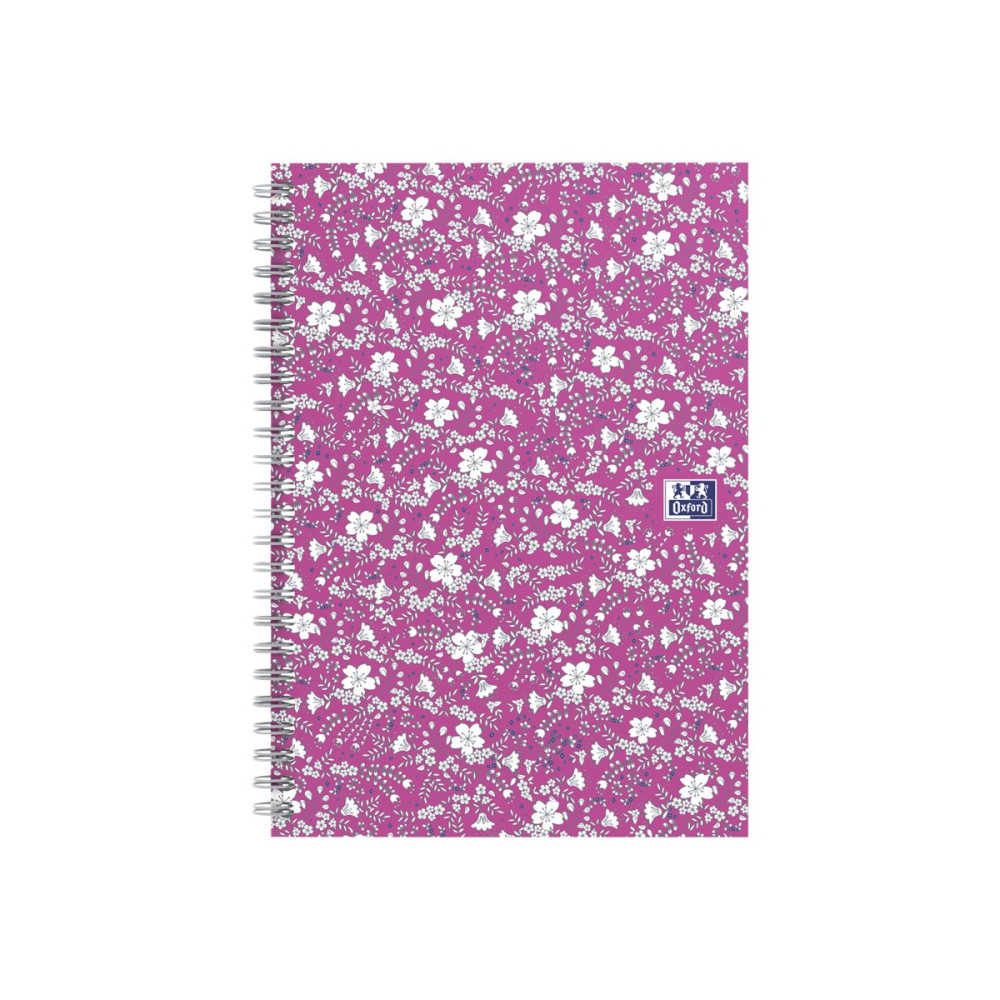 Produktbild för Oxford Floral B5 - anteckningsblock - 180 x 250 mm - 60 ark