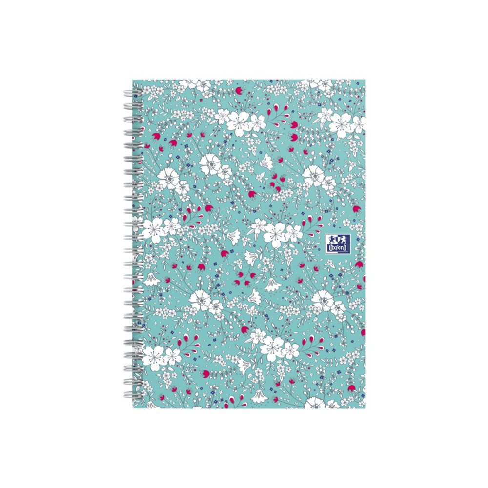 Produktbild för Oxford Floral B5 - anteckningsblock - 180 x 250 mm - 60 ark