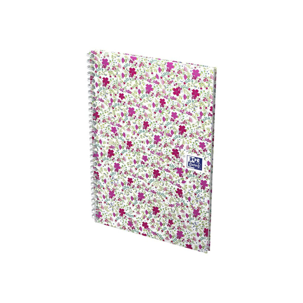 Produktbild för Oxford Floral B5 - anteckningsblock - 180 x 250 mm - 60 ark