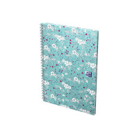 Produktbild för Oxford Floral B5 - anteckningsblock - 180 x 250 mm - 60 ark