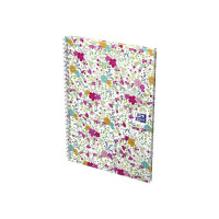 Produktbild för Oxford Floral B5 - anteckningsblock - 180 x 250 mm - 60 ark