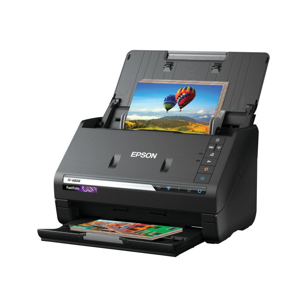 Produktbild för Epson FastFoto FF-680W - dokumentskanner - desktop - USB 3.0, Wi-Fi(n)