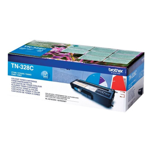 Brother Brother TN328C - cyan - original - tonerkassett