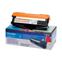 Produktbild för Brother TN328C - cyan - original - tonerkassett