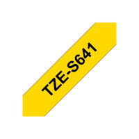 Produktbild för Brother TZe-S641 - bandlaminat - 1 kassett(er) - Rulle (1,8 cm x 8 m)
