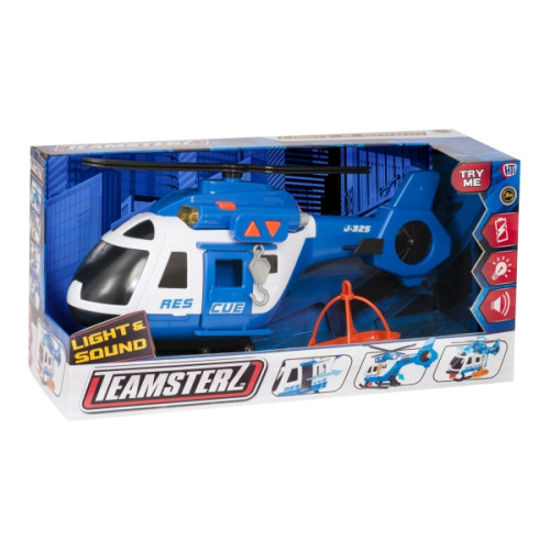 Teamsterz Teamsterz Mighty Machines räddningshelikopter (stor) med L&S...
