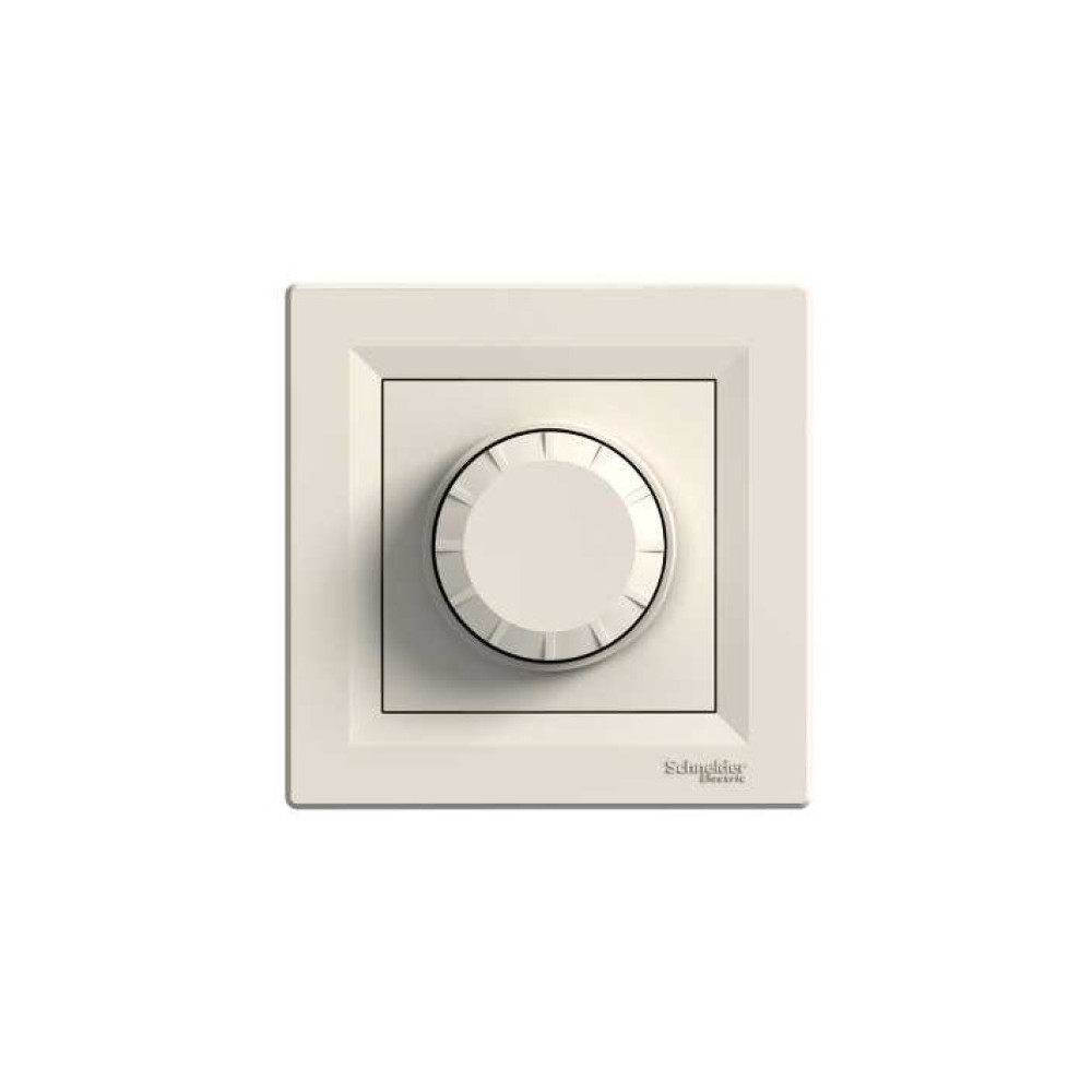 Produktbild för Schneider ASFORA roterande dimmer med trappbrytarfunktion me...