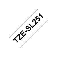 Produktbild för Brother TZe-SL251 - bandlaminat - 1 kassett(er) - Rulle ( 2,4 cm x 8 m)