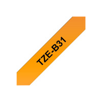 Produktbild för Brother TZe-B31 - bandlaminat - 1 kassett(er) - Rulle (1,2 cm x 5 m)