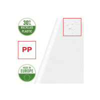 Produktbild för Esselte - arkskyddare - för A4 - kapacitet: 30 ark - transparent (paket om 100)