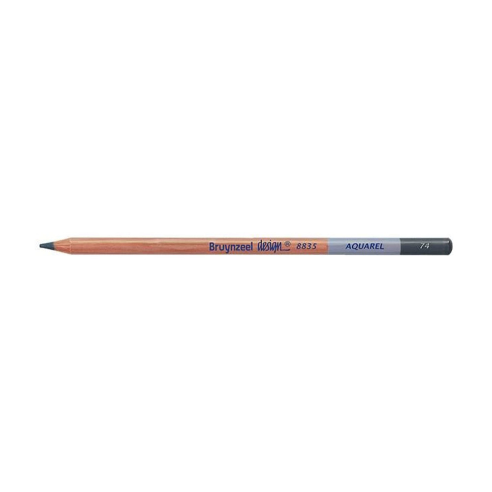 Produktbild för Bruynzeel Design Aquarel 74 - färgpenna - mörkgrå