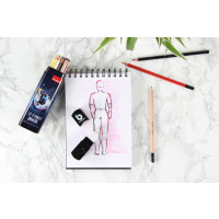 Produktbild för BRUYNZEEL SAKURA färgpennor i etui light – 12 + 6 gratis fär...