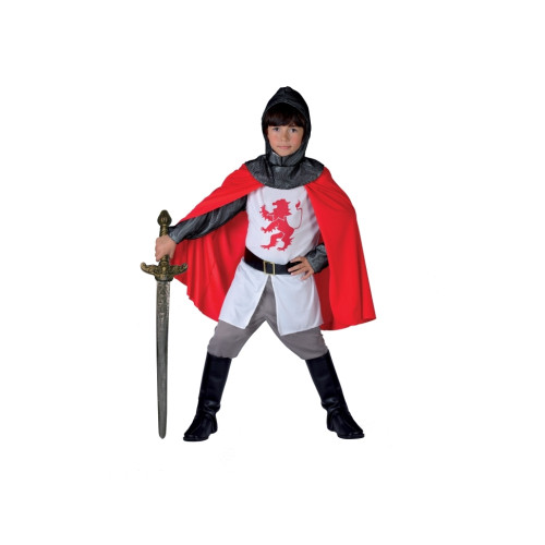61143000 Ciao Knight Deluxe-kostym (tunika, byxor, mantel, huvudbonad...
