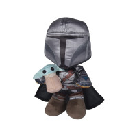 Produktbild för Simba Simba Disney The Mandalorian Mando + Grogu Soft Toy (2...