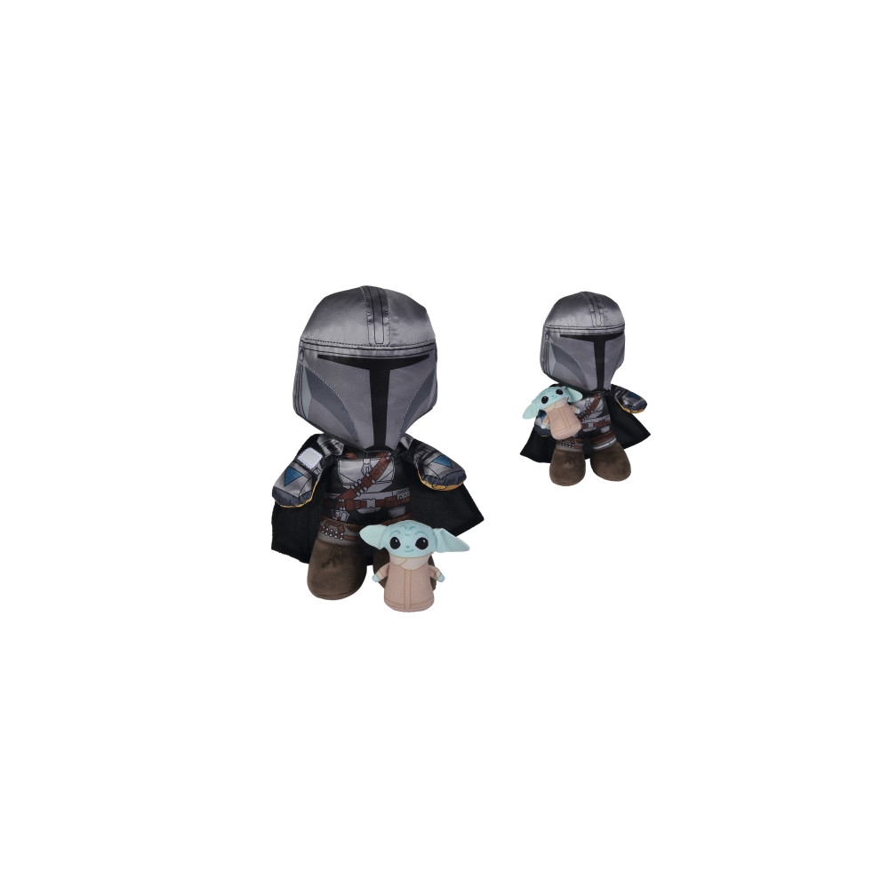 Produktbild för Simba Simba Disney The Mandalorian Mando + Grogu Soft Toy (2...