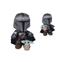 Produktbild för Simba Simba Disney The Mandalorian Mando + Grogu Soft Toy (2...