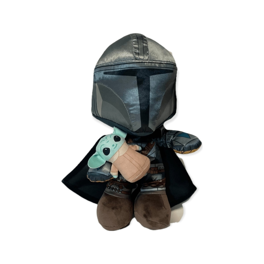 Produktbild för Simba Simba Disney The Mandalorian Mando + Grogu Soft Toy (2...