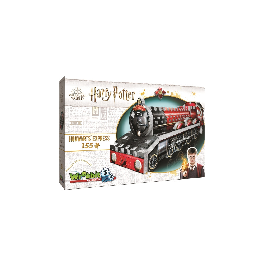 Produktbild för Harry Potter Hogwarts Express Wrebbit 3D Puzzle (155 pieces)