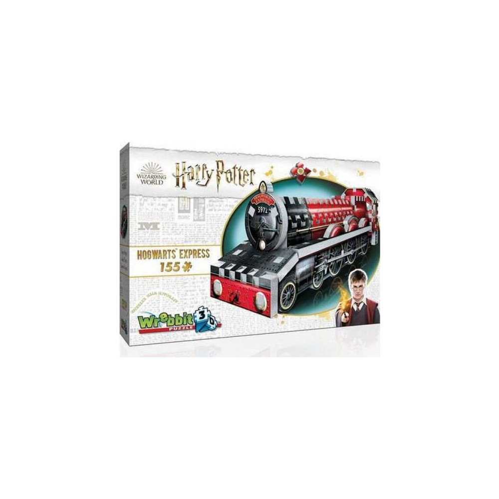 Produktbild för Harry Potter Hogwarts Express Wrebbit 3D Puzzle (155 pieces)