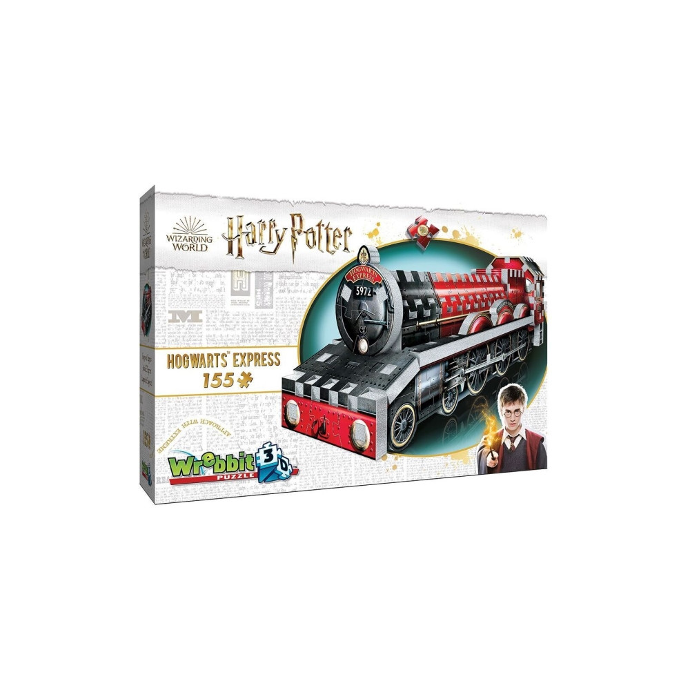 Produktbild för Harry Potter Hogwarts Express Wrebbit 3D Puzzle (155 pieces)