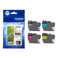 Produktbild för Brother LC422XL - 4-pack - svart, gul, cyan, magenta - original - bläckpatron
