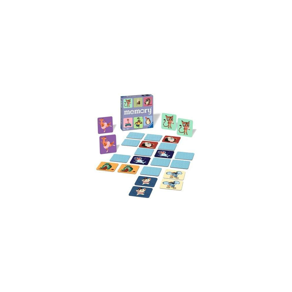 Produktbild för Ravensburger memory Wild World of Animals, Brädspel, Minne,...