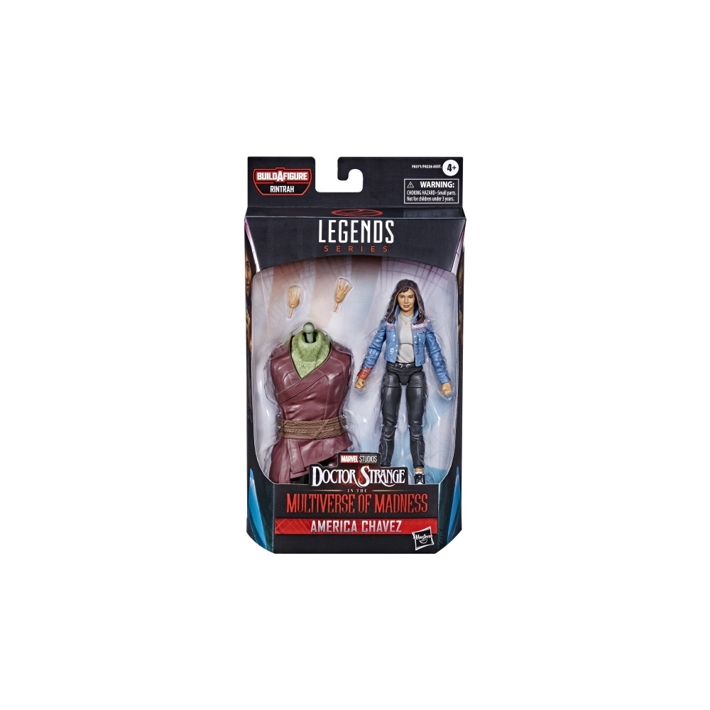Produktbild för Marvel Legends 6 tum Build-A-Figure Rintrah America Chavez-f...