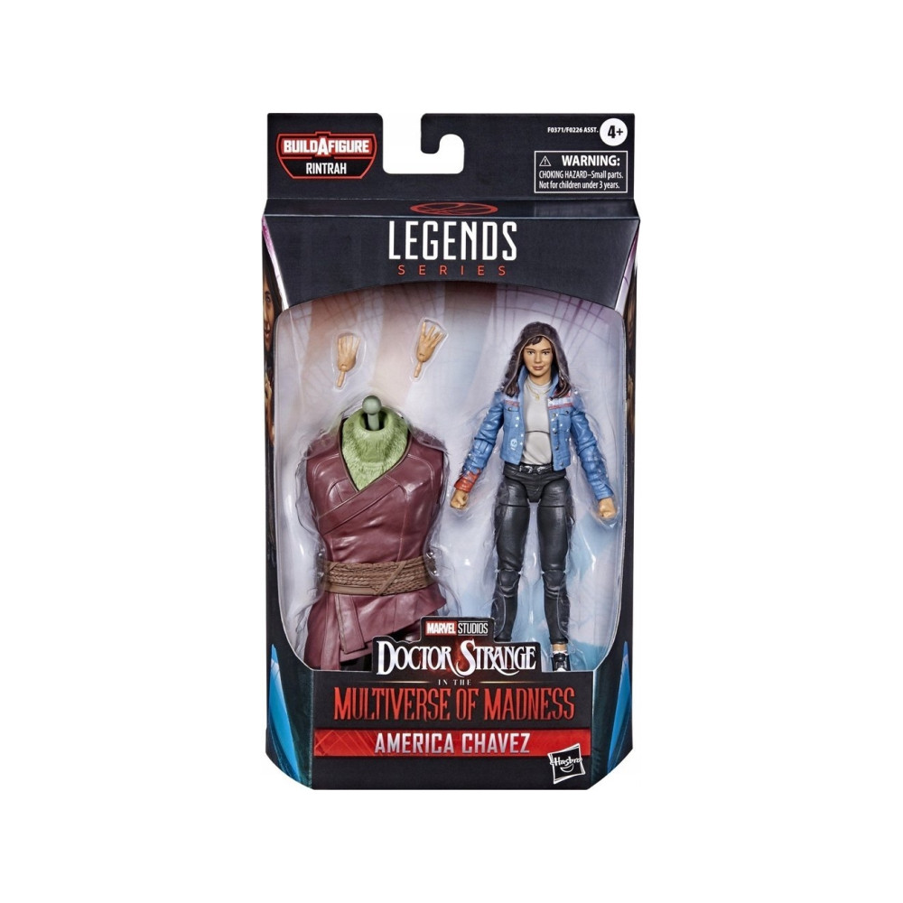 Produktbild för Marvel Legends 6 tum Build-A-Figure Rintrah America Chavez-f...