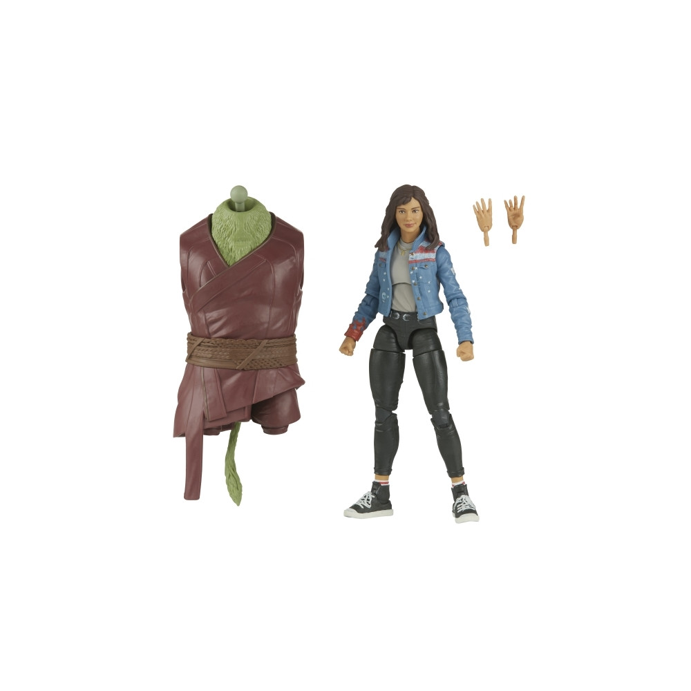 Produktbild för Marvel Legends 6 tum Build-A-Figure Rintrah America Chavez-f...
