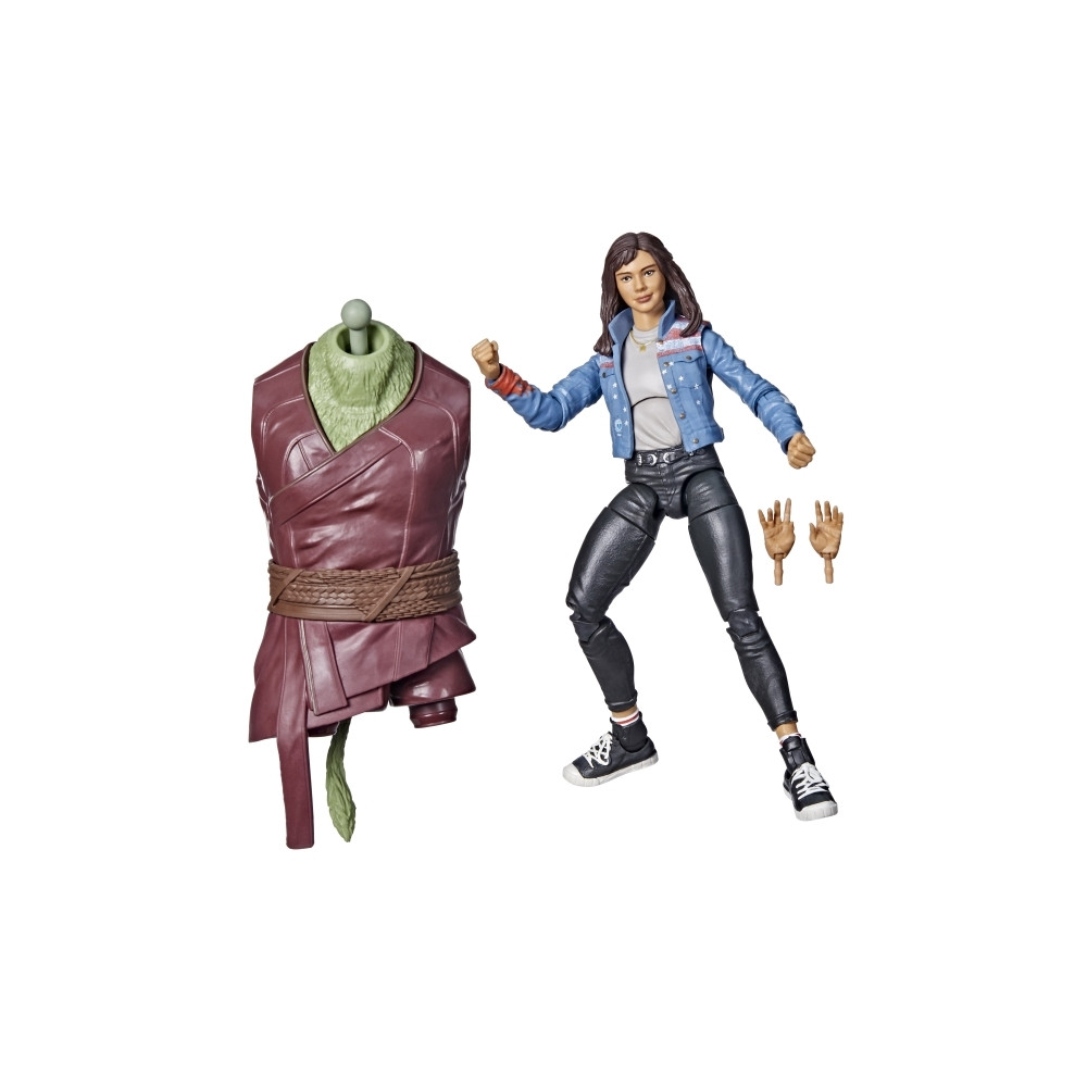Produktbild för Marvel Legends 6 tum Build-A-Figure Rintrah America Chavez-f...