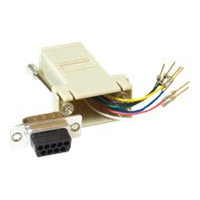 Produktbild för MicroConnect - seriell adapter - DB-9 till RJ-45