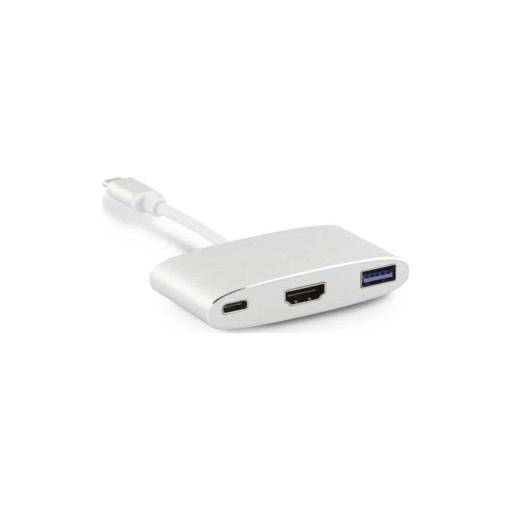 Produktbild för LMP 15090, USB 3.2 Gen 2 (3.1 Gen 2) Type-C, Silver, Vit, HD...