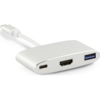 Produktbild för LMP 15090, USB 3.2 Gen 2 (3.1 Gen 2) Type-C, Silver, Vit, HD...
