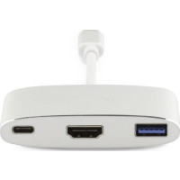 Produktbild för LMP 15090, USB 3.2 Gen 2 (3.1 Gen 2) Type-C, Silver, Vit, HD...