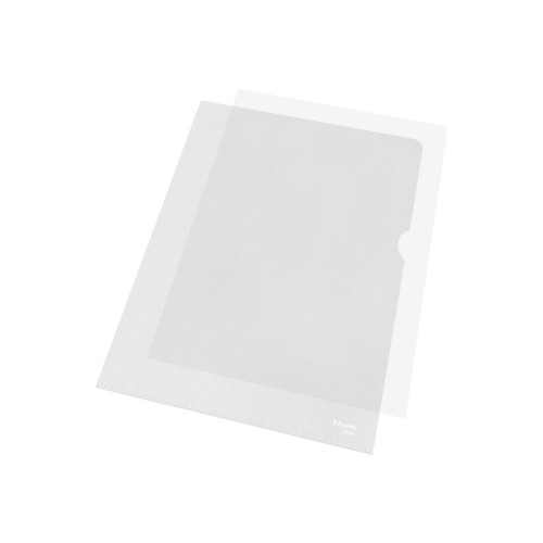 ESSELTE Esselte - L-formad mapp - för A4 - transparent (paket om 100)