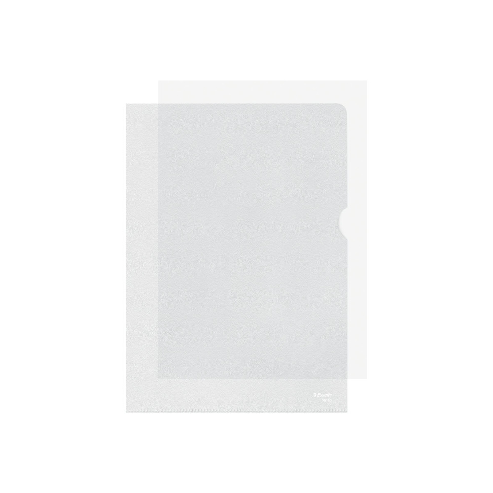 Produktbild för Esselte - L-formad mapp - för A4 - transparent (paket om 100)