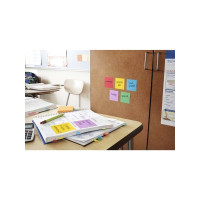 Produktbild för Post-It Super Sticky Notes Playful, 76 x 76 mm, pakke a 6 st...