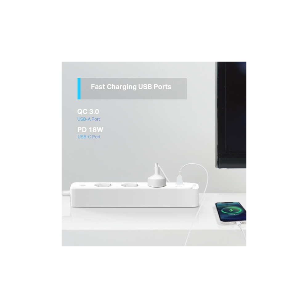 Produktbild för Tapo P300 V1 - smart kraftlist - 2300 watt