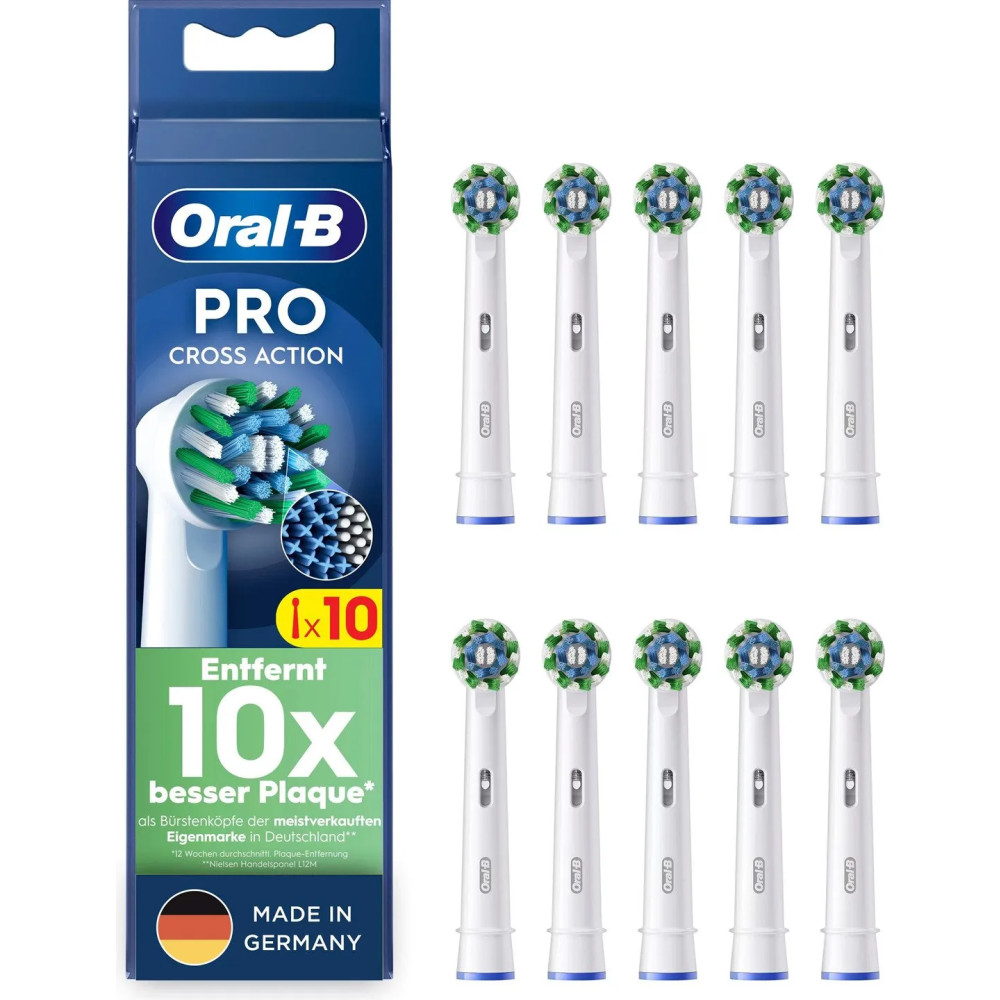 Produktbild för Oral-B Cross Action tandborsthuvuden