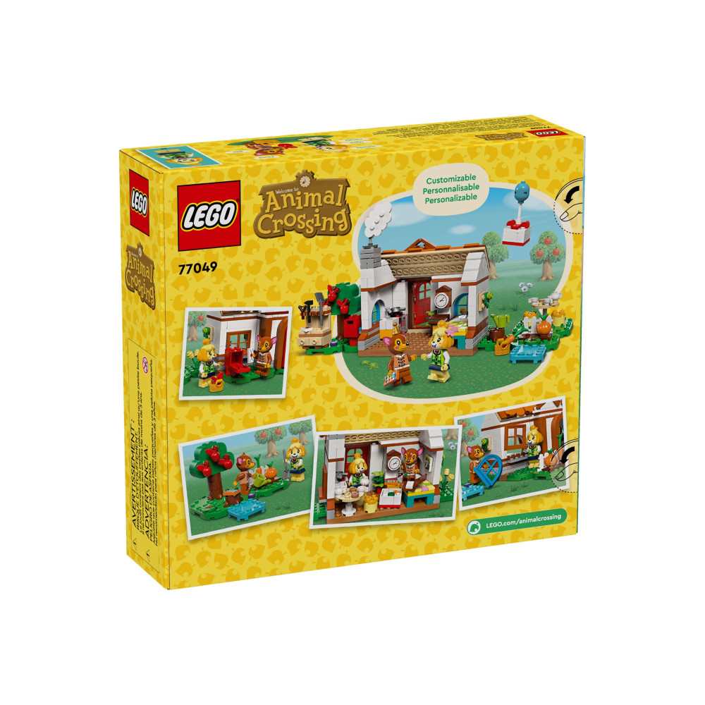 Produktbild för LEGO Animal Crossing 77049 - Isabelles husbesök - byggsats