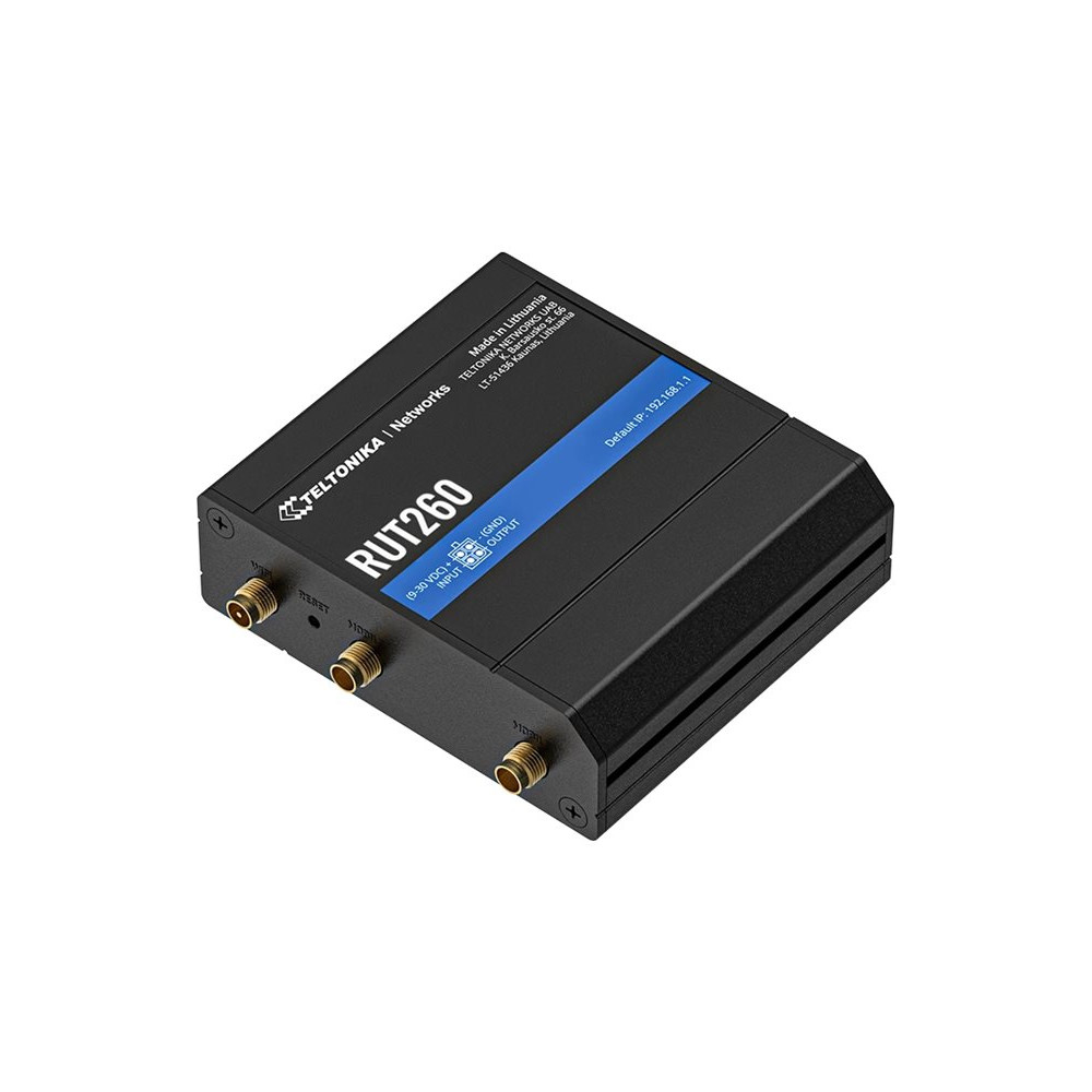 Produktbild för Teltonika RUT260 - trådlös router - WWAN - Wi-Fi - 3G, 4G - DIN-skenmonterbar