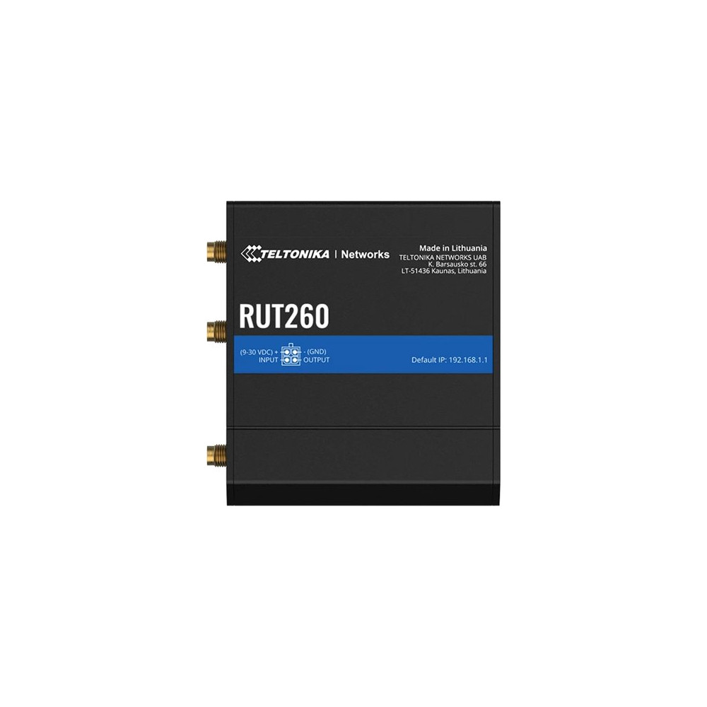 Produktbild för Teltonika RUT260 - trådlös router - WWAN - Wi-Fi - 3G, 4G - DIN-skenmonterbar
