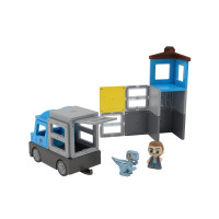 Produktbild för Tile Town Jurassic World Dino Räddning, Magnetiskt byggset 2...