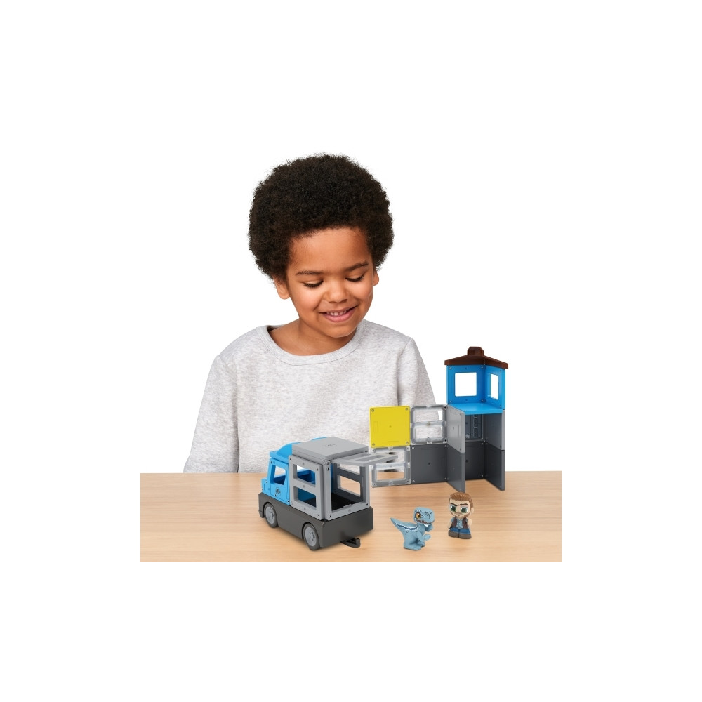 Produktbild för Tile Town Jurassic World Dino Räddning, Magnetiskt byggset 2...