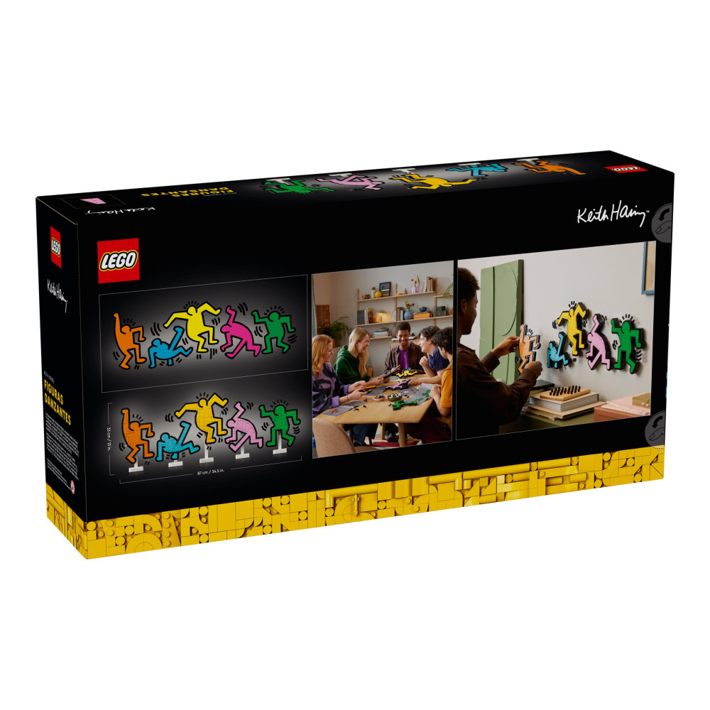 Produktbild för LEGO Art 31216 - Keith Haring - Dancing Figures - byggsats