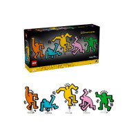 Produktbild för LEGO Art 31216 - Keith Haring - Dancing Figures - byggsats